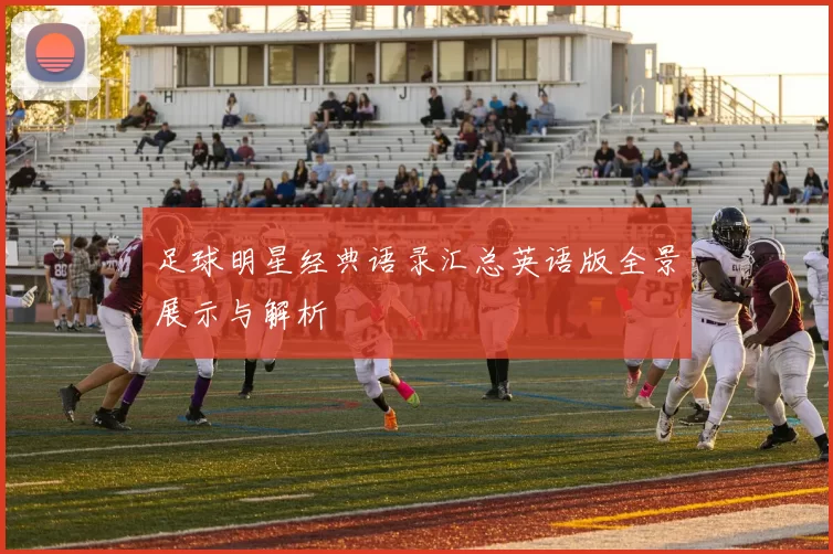 足球明星经典语录汇总英语版全景展示与解析